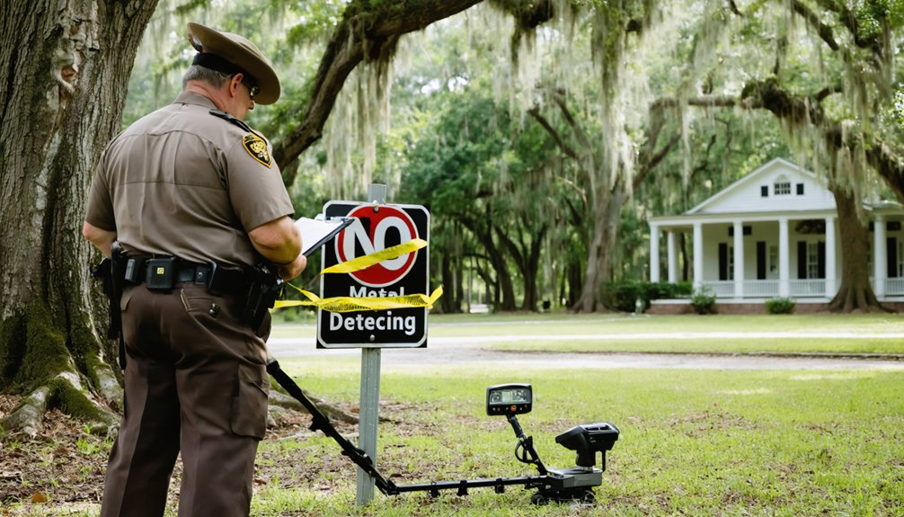 stringent louisiana metal detecting penalties