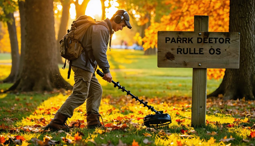 structured zoned restricted metal detecting permitted