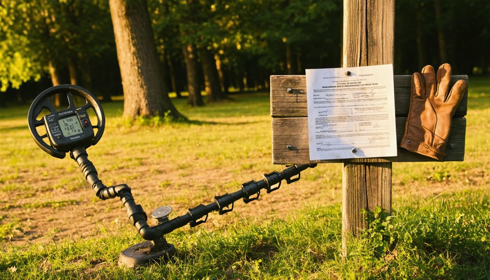 summit metal detecting regulations