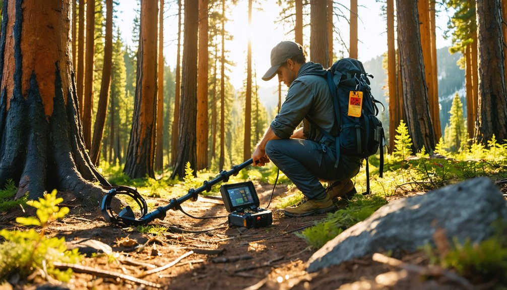 surface only metal detecting permitted