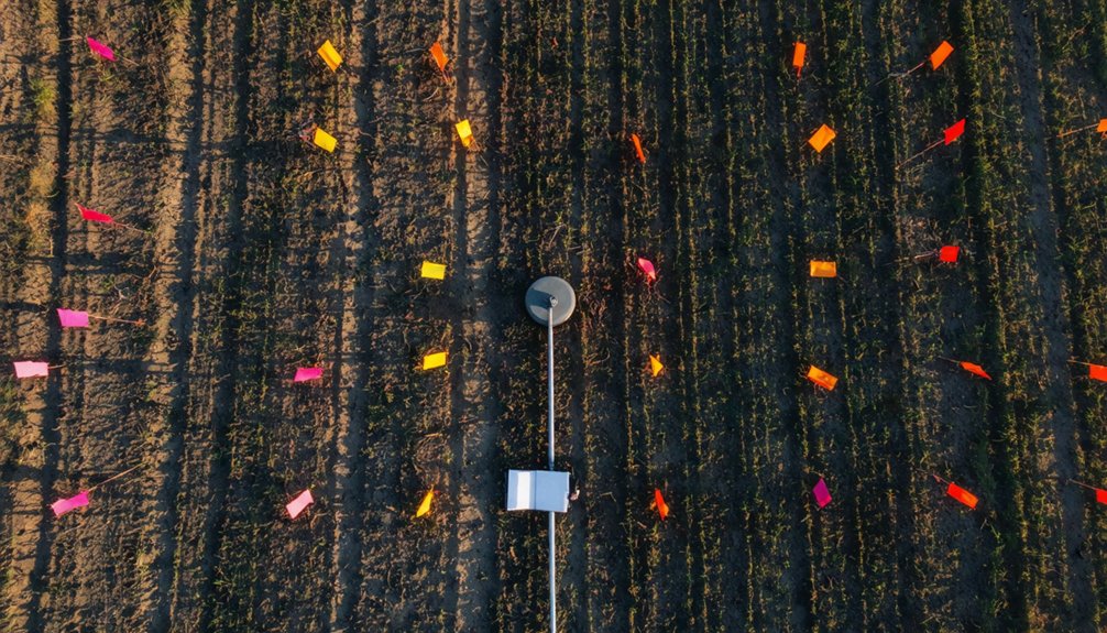 systematic grid coverage ensures targeted finds