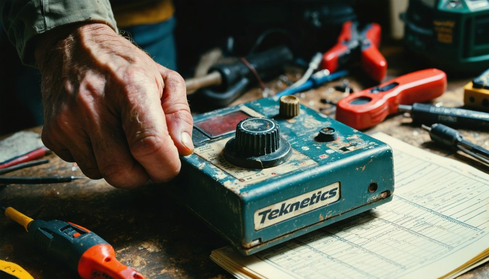 teknetics metal detector troubleshooting guidance