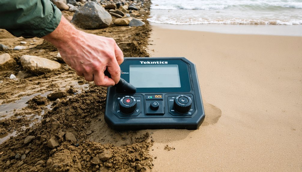 terrain specific ground balancing adjustments