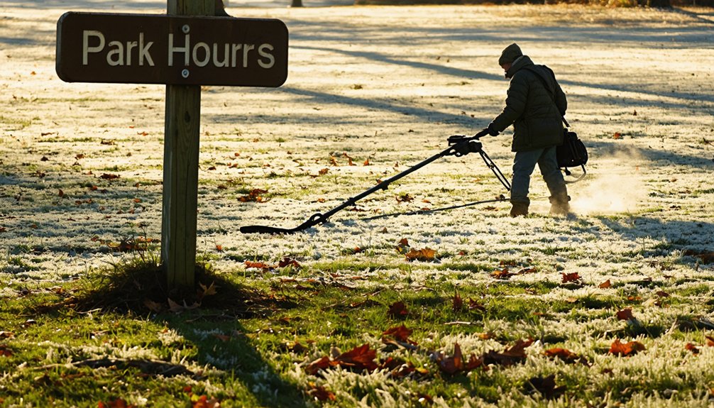 tightly restricted metal detecting permission