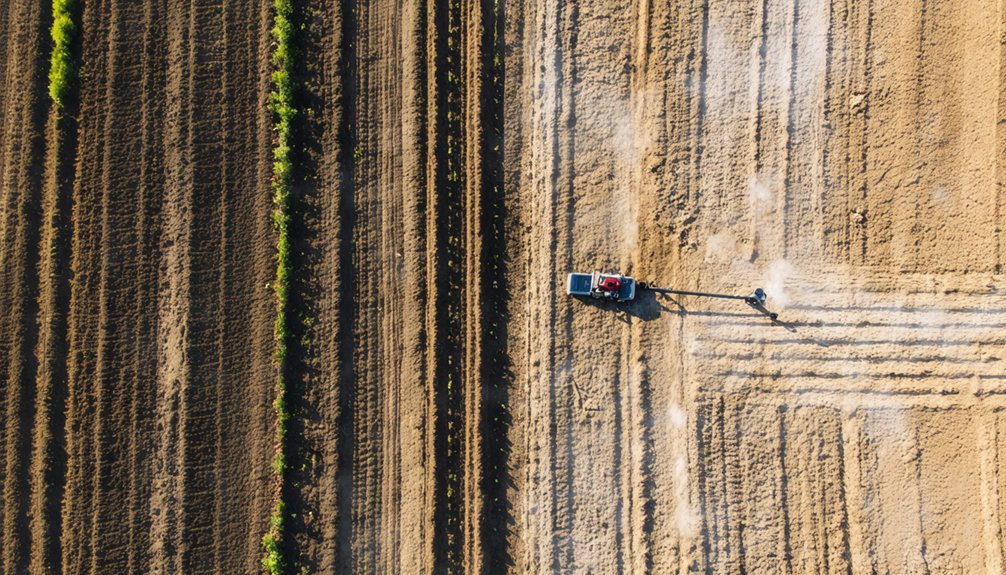 tilled soil degrades detection performance