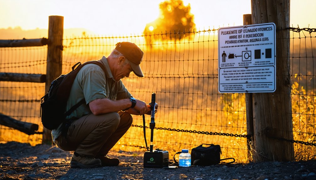 time regulated detecting zones