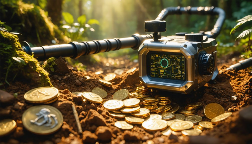 treasure hunting metal detectors costly