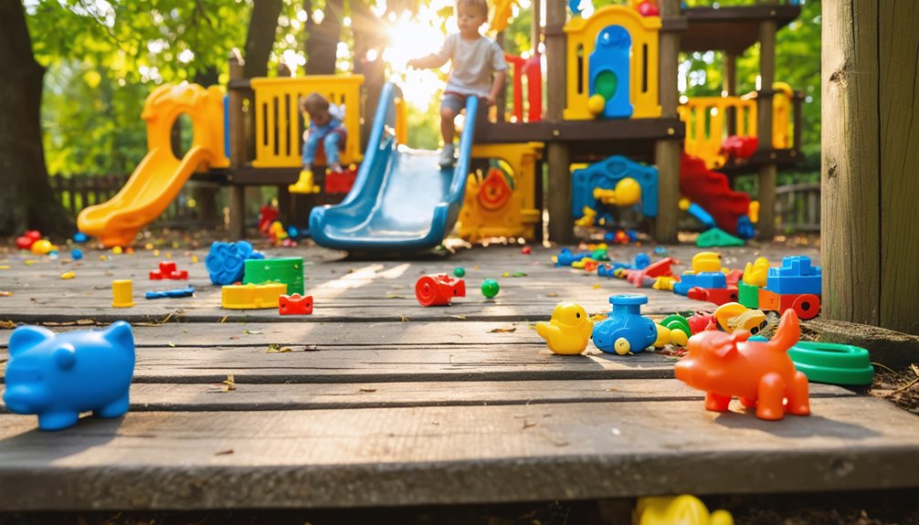 treasure hunts in park playgrounds