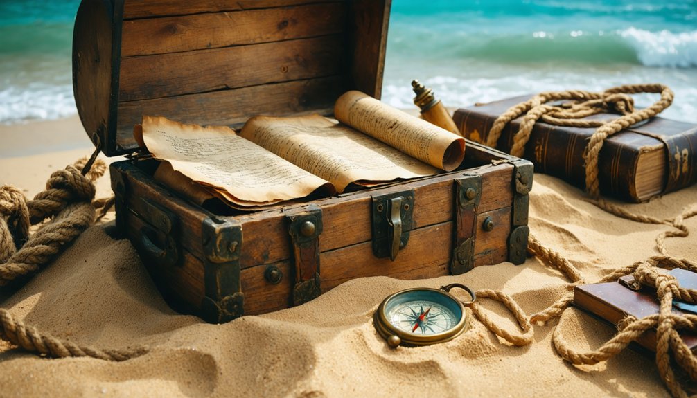 treasure map locations unknown