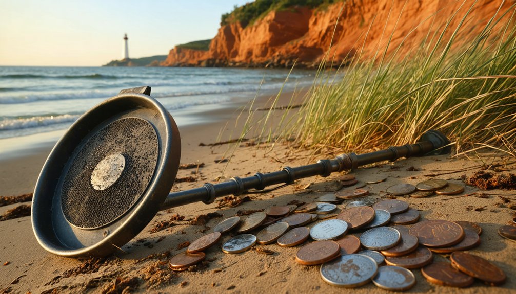 uncovering island treasures through metal detecting