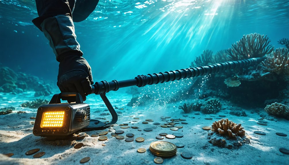 underwater treasure hunting metal detectors