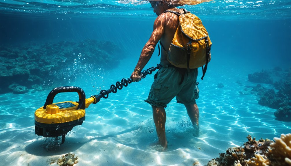underwater treasure hunting metal detectors