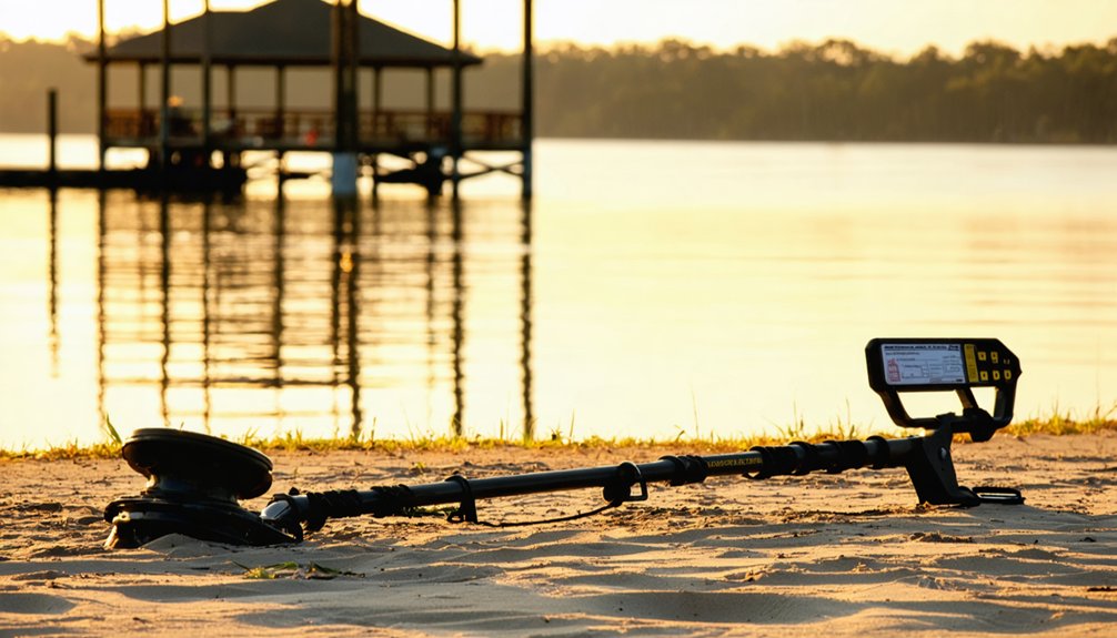 waterfront metal detecting boundaries regulated