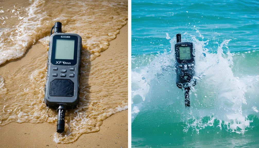 waterproof beach hunting saltwater performance
