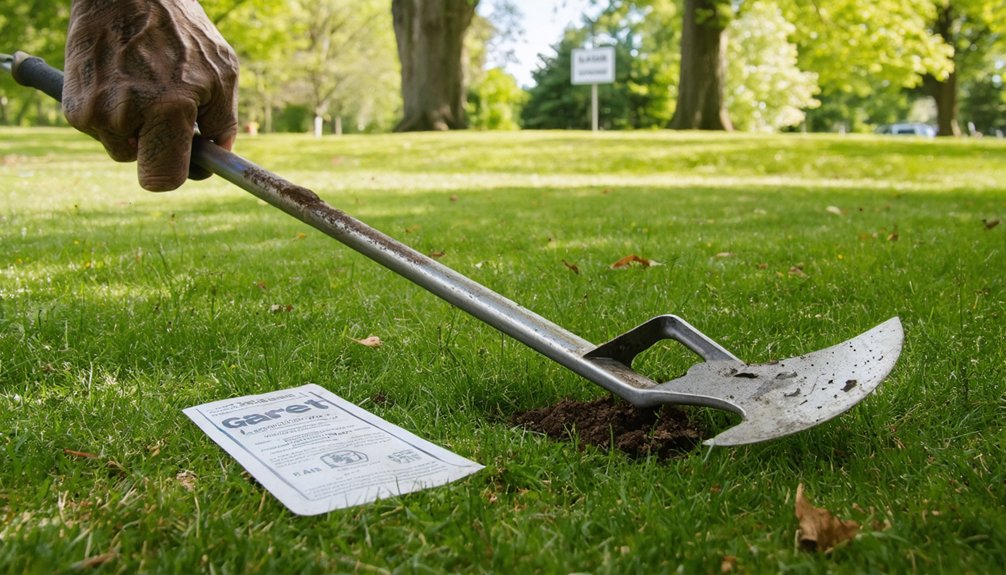 allowed tools for digging