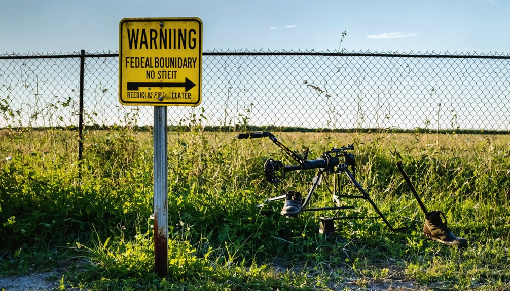 avoid federal metal detecting