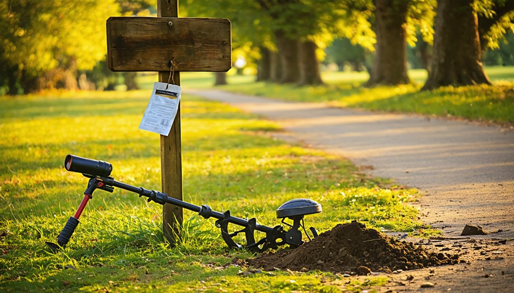 bargersville metal detecting regulations
