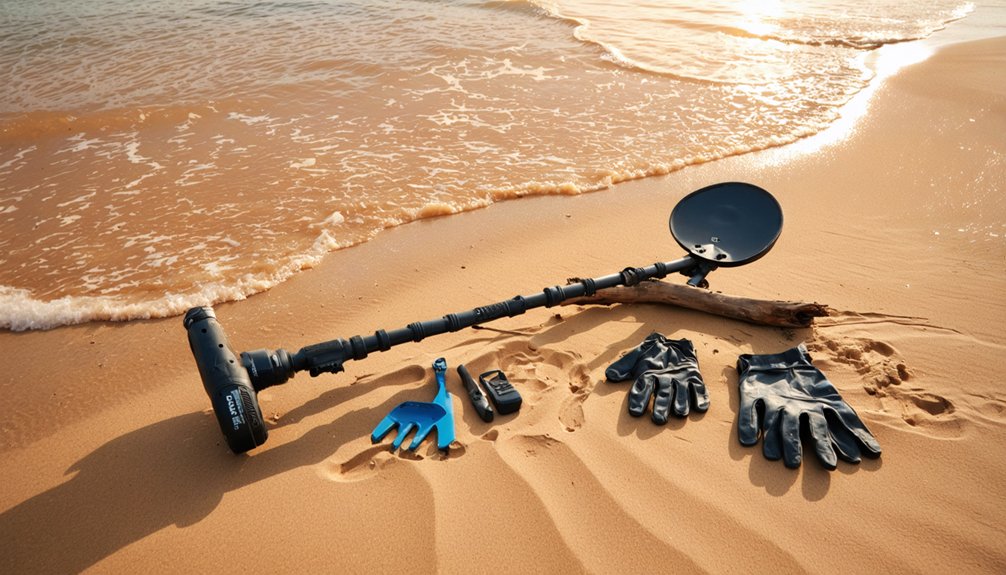 beach hunting coil techniques