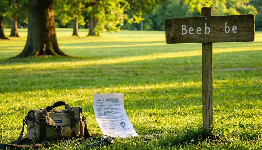 beebe metal detecting regulations