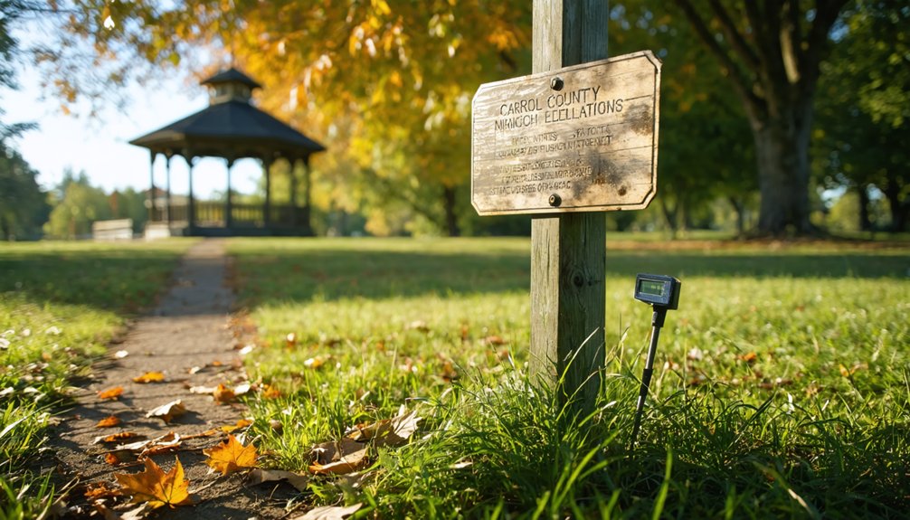 carroll county metal detecting regulations