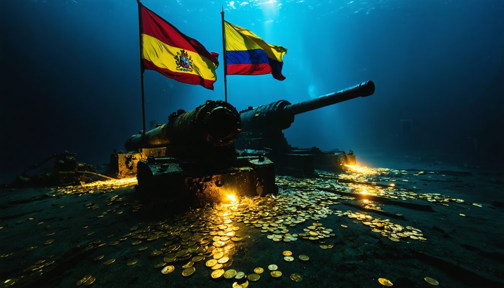 competing claims over treasure