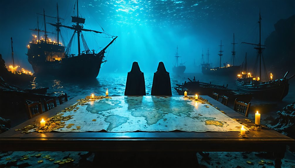 competing claims over treasure