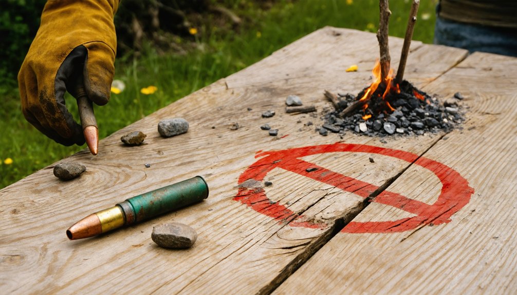 dangerous ammunition disposal methods