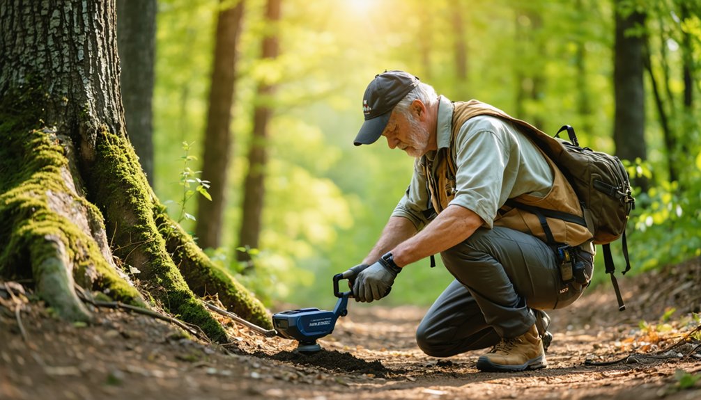 detecting allowed in parks