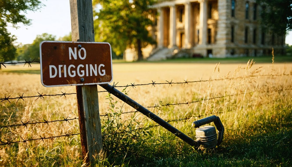 digging restrictions for protection