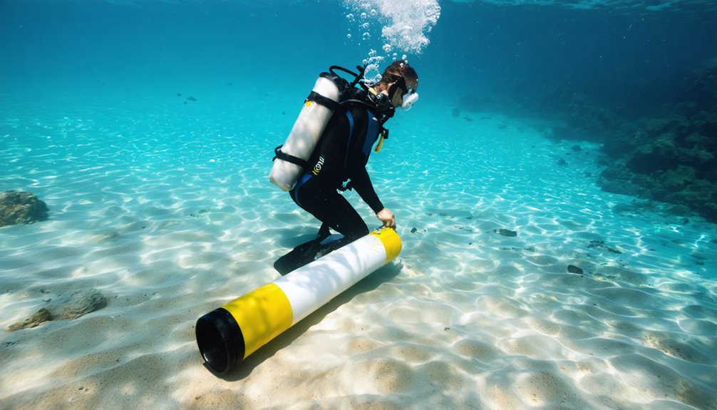 diving for hidden riches