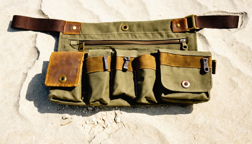 durable organized detecting pouches