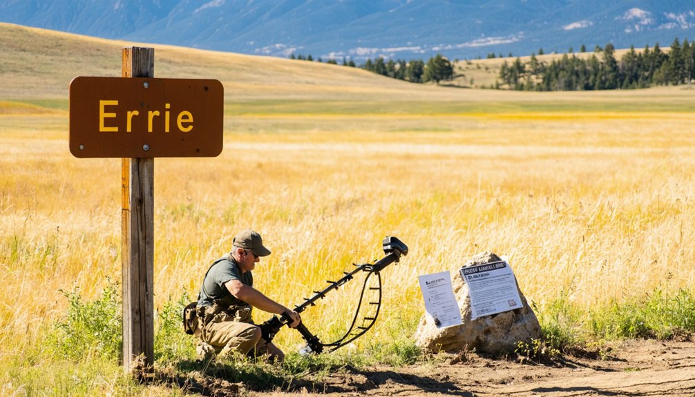 erie metal detecting regulations