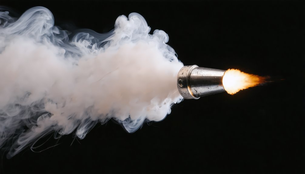 expanding gases deform bullet