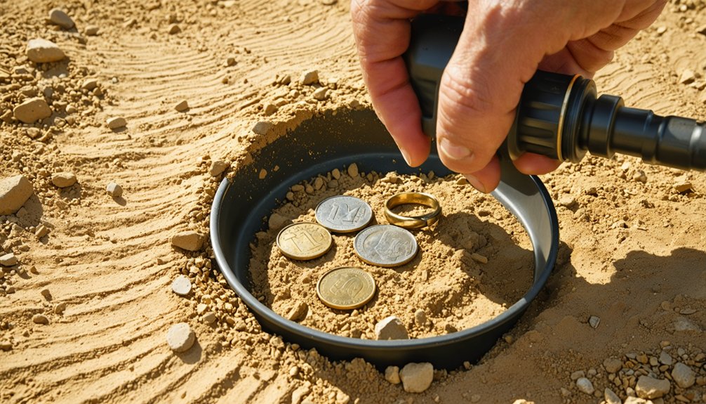 frequency affects detection depth