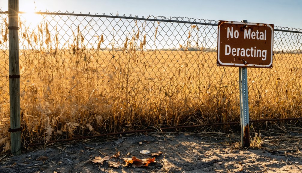 illegal metal detecting locations