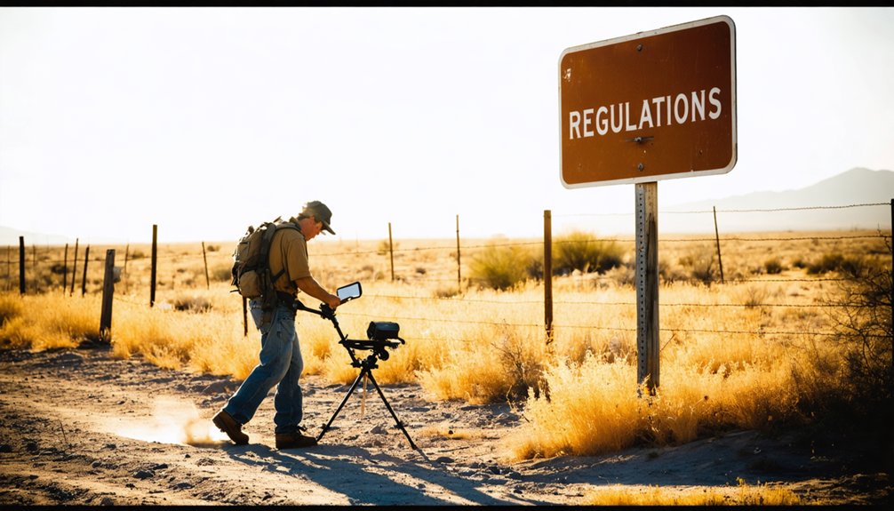 legal metal detecting locations