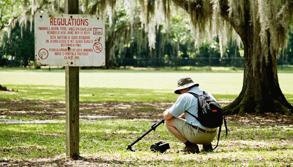 local metal detecting regulations