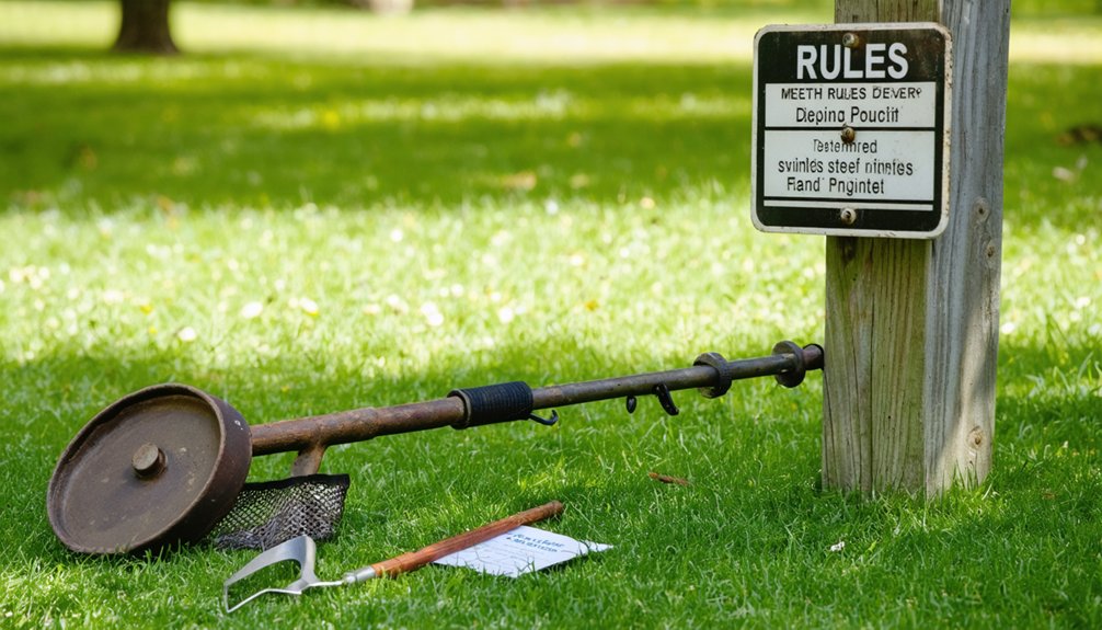 metal detecting equipment guidelines