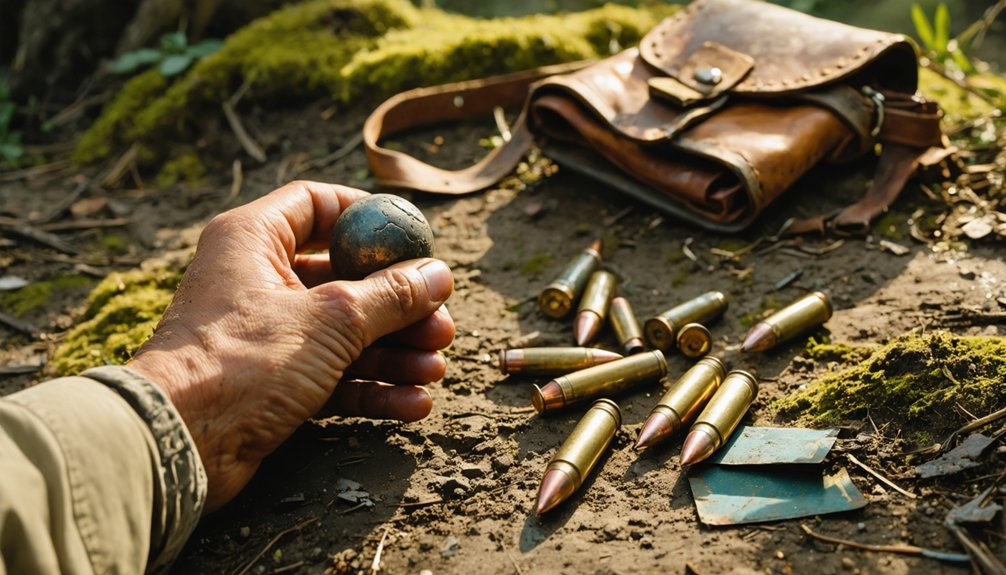 metal detecting for bullets