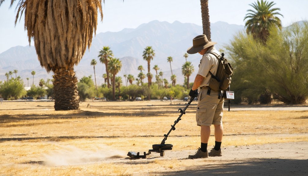 metal detecting guidelines california