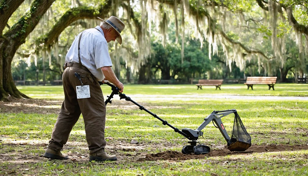 metal detecting guidelines louisiana
