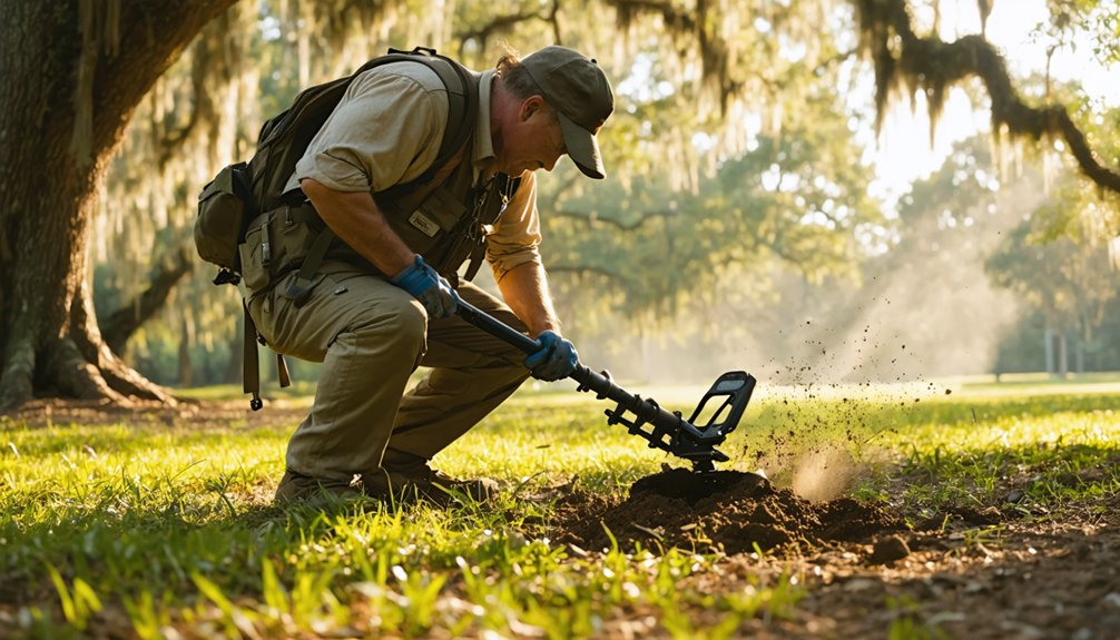 metal detecting guidelines ridgeland