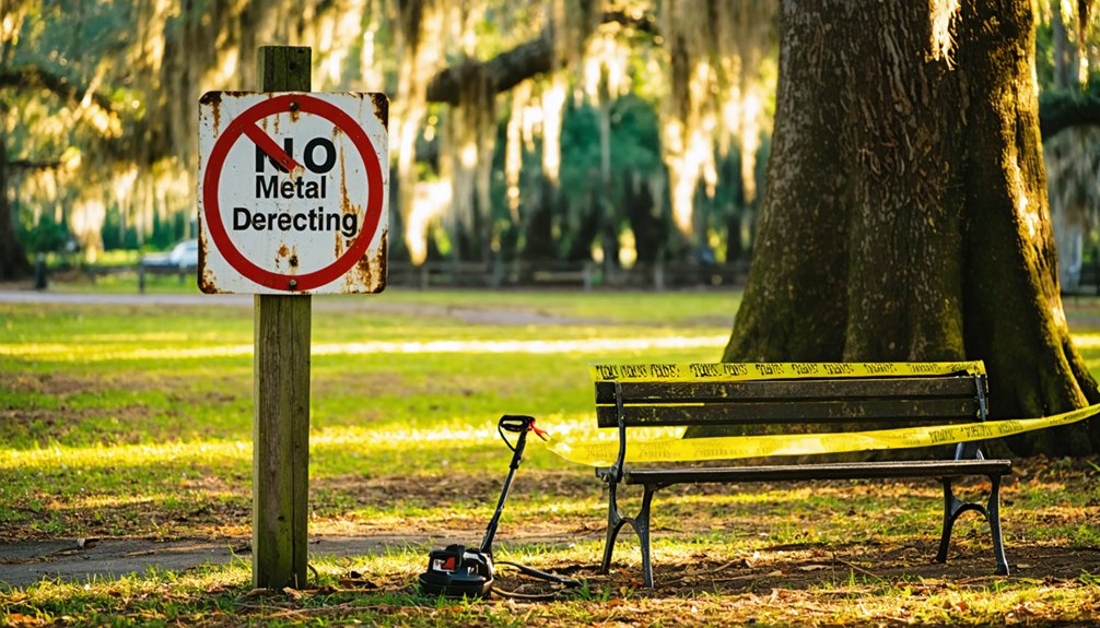 metal detecting legal restrictions
