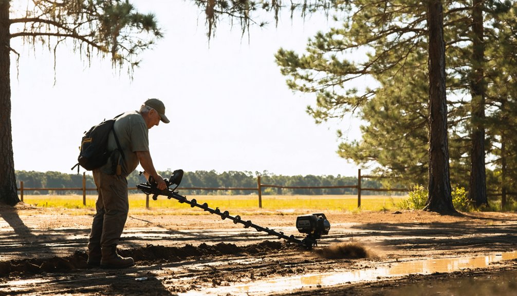 metal detecting near opp