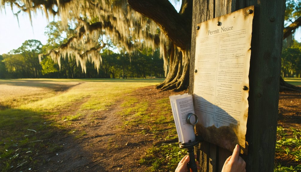 metal detecting permit guidelines