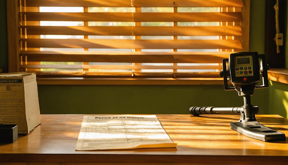 metal detecting permit guidelines