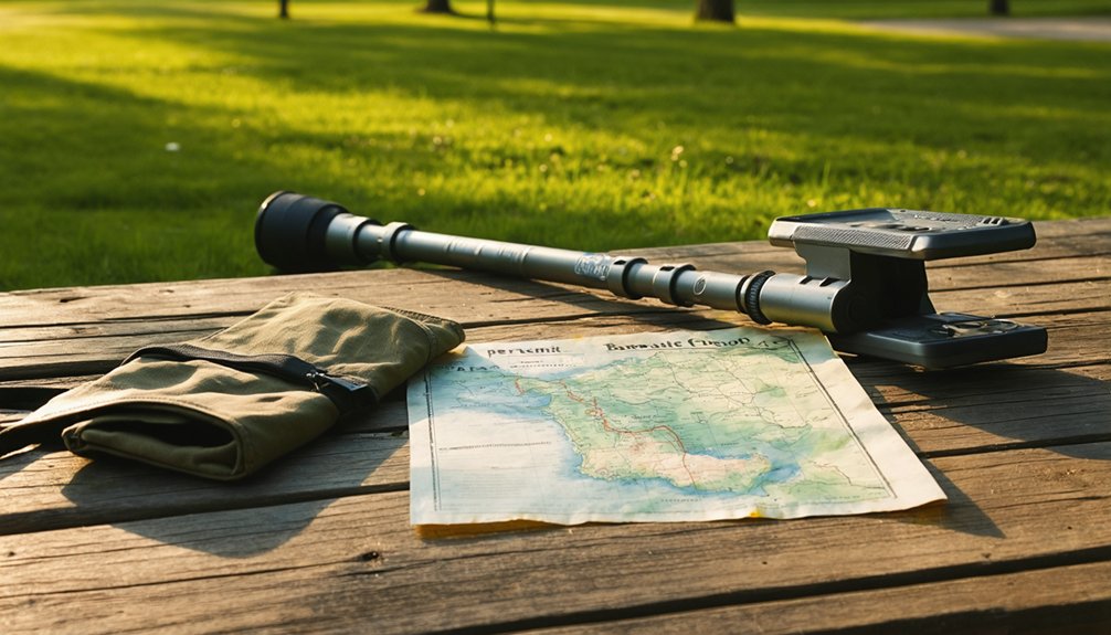 metal detecting permit guidelines