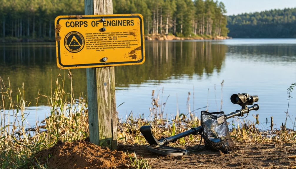 metal detecting permit required