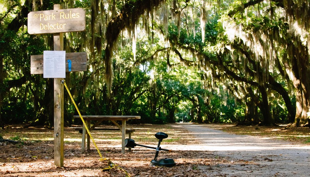 metal detecting permit required