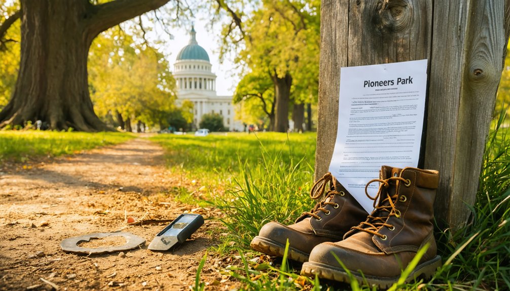 metal detecting permit required